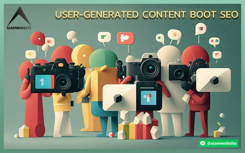 รับทําเว็บไซต์ เว็บขยายสายงาน USER-GENERATED CONTENT BOOT SEO | TTT-WEBSITE 